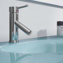 Load image into Gallery viewer, Ava 55&quot; Single Sink White Engineered Stone Top Vanity with Faucet - Vanity Grace Store - Virtuusa