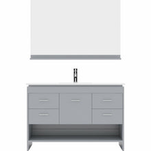 Load image into Gallery viewer, Virtu USA Gloria 48&quot; Single Sink Top Vanity with Faucet and Mirror- Virtuusa