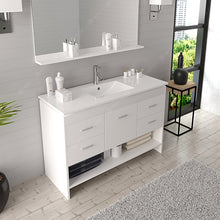 Load image into Gallery viewer, Virtu USA Gloria 48&quot; Single Sink Top Vanity with Faucet and Mirror- Virtuusa