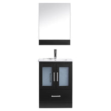Load image into Gallery viewer, Zola 24&quot; Single Sink Top Vanity with Faucet and Mirror - Vanity Grace Store - Virtuusa