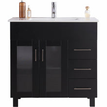 Load image into Gallery viewer, Nova 36 - Cabinet with Ceramic Basin Countertop- Laviva