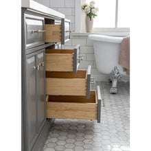 Load image into Gallery viewer, Water Creation 60&quot; Palace Collection Quartz Carrara Cashmere Grey Bathroom Vanity Set With Hardware in Polished Nickel (PVD) Finish- Water Creation