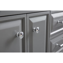 Load image into Gallery viewer, Water Creation 60&quot; Palace Collection Quartz Carrara Cashmere Grey Bathroom Vanity Set With Hardware And F2-0012 Faucets, Mirror in Chrome Finish- Water Creation
