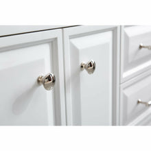 Load image into Gallery viewer, Water Creation 60&quot; Palace Collection Quartz Carrara Pure White Bathroom Vanity Set With Hardware And F2-0012 Faucets, Mirror in Polished Nickel (PVD) Finish- Water Creation