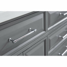 Load image into Gallery viewer, Water Creation 72&quot; Palace Collection Quartz Carrara Cashmere Grey Bathroom Vanity Set With Hardware And F2-0013 Faucets in Chrome Finish- Water Creation