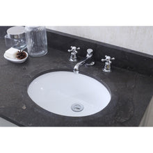 Load image into Gallery viewer, Water Creation 60 Inch Earl Grey Double Sink Bathroom Vanity With Matching Framed Mirror And Faucets From The Potenza Collection- Water Creation