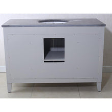 Load image into Gallery viewer, Water Creation 48 Inch Earl Grey Single Sink Bathroom Vanity With Matching Framed Mirror And Faucet From The Potenza Collection- Water Creation