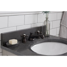 Load image into Gallery viewer, Water Creation Potenza 24&quot; Bathroom Vanity in Earl Grey with Blue Limestone Top with Faucet and Mirror- Water Creation