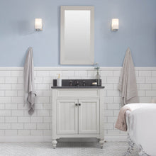 Load image into Gallery viewer, Water Creation Potenza 30&quot; Bathroom Vanity in Earl Grey with Blue Limestone Top with Faucet and Mirror- Water Creation