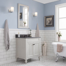 Load image into Gallery viewer, Water Creation Potenza 30&quot; Bathroom Vanity in Earl Grey with Blue Limestone Top with Faucet and Mirror- Water Creation