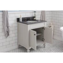 Load image into Gallery viewer, Water Creation Potenza 30&quot; Bathroom Vanity in Earl Grey with Blue Limestone Top with Faucet and Mirror- Water Creation