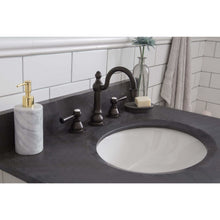 Load image into Gallery viewer, Water Creation Potenza 30&quot; Bathroom Vanity in Earl Grey with Blue Limestone Top with Faucet and Mirror- Water Creation