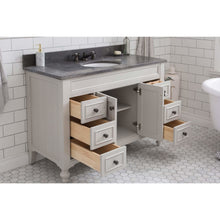 Load image into Gallery viewer, Water Creation Potenza 48&quot; Bathroom Vanity in Earl Grey with Blue Limestone Top with Faucet and Mirror- Water Creation