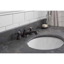 Load image into Gallery viewer, Water Creation Potenza 48&quot; Bathroom Vanity in Earl Grey with Blue Limestone Top with Faucet and Mirror- Water Creation
