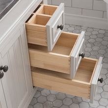 Load image into Gallery viewer, Water Creation Potenza 48&quot; Bathroom Vanity in Earl Grey with Blue Limestone Top with Faucet and Mirror- Water Creation