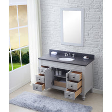 Load image into Gallery viewer, Water Creation 48 Inch Earl Grey Single Sink Bathroom Vanity With Matching Framed Mirror And Faucet From The Potenza Collection- Water Creation