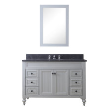 Load image into Gallery viewer, Water Creation 48 Inch Earl Grey Single Sink Bathroom Vanity With Matching Framed Mirror From The Potenza Collection- Water Creation