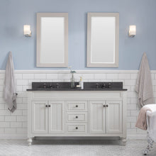 Load image into Gallery viewer, Water Creation Potenza 60&quot; Bathroom Vanity in Earl Grey with Blue Limestone Top with Faucet- Water Creation