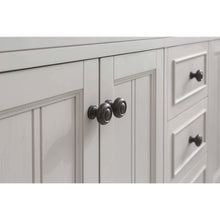 Load image into Gallery viewer, Water Creation Potenza 60&quot; Bathroom Vanity in Earl Grey with Blue Limestone Top with Faucet and Small Mirror- Water Creation