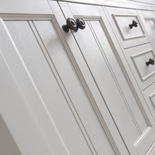 Load image into Gallery viewer, Water Creation Potenza 60&quot; Bathroom Vanity in Earl Grey with Blue Limestone Top with Faucet and Small Mirror- Water Creation