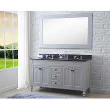 Load image into Gallery viewer, Water Creation 60 Inch Earl Grey Double Sink Bathroom Vanity With Faucets From The Potenza Collection- Water Creation