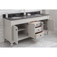 Load image into Gallery viewer, Water Creation Potenza 72&quot; Bathroom Vanity in Earl Grey with Blue Limestone Top with Faucet- Water Creation