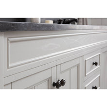 Load image into Gallery viewer, Water Creation Potenza 72&quot; Bathroom Vanity in Earl Grey with Blue Limestone Top with Faucet and Small Mirror- Water Creation