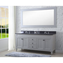 Load image into Gallery viewer, Water Creation 72 Inch Earl Grey Double Sink Bathroom Vanity With Faucets From The Potenza Collection- Water Creation