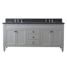 Load image into Gallery viewer, Water Creation 72 Inch Earl Grey Double Sink Bathroom Vanity From The Potenza Collection- Water Creation