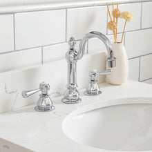 Load image into Gallery viewer, Water Creation Queen 24-Inch Single Sink Quartz Carrara Vanity In Cashmere Grey With Matching Mirror(s) and F2-0012-01-TL Lavatory Faucet(s)- Water Creation