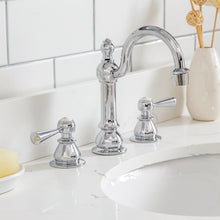 Load image into Gallery viewer, Water Creation Queen 30-Inch Single Sink Quartz Carrara Vanity In Cashmere Grey With Matching Mirror(s) and F2-0012-01-TL Lavatory Faucet(s)- Water Creation