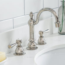 Load image into Gallery viewer, Water Creation Queen 48-Inch Single Sink Quartz Carrara Vanity In Pure White With Matching Mirror(s) and F2-0012-05-TL Lavatory Faucet(s)- Water Creation