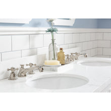 Load image into Gallery viewer, Water Creation Queen 60-Inch Double Sink Quartz Carrara Vanity In Pure White With Matching Mirror(s)- Water Creation