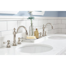 Load image into Gallery viewer, Water Creation Queen 60-Inch Double Sink Quartz Carrara Vanity In Pure White  With F2-0012-05-TL Lavatory Faucet(s)- Water Creation