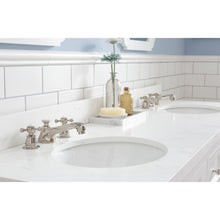 Load image into Gallery viewer, Water Creation Queen 72-Inch Double Sink Quartz Carrara Vanity In Pure White- Water Creation
