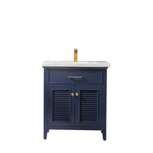 Load image into Gallery viewer, Cameron 30&quot; Single Sink Vanity - Blue- Design Element Bath Kitchen
