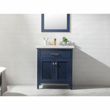 Load image into Gallery viewer, Cameron 30&quot; Single Sink Vanity - Blue- Design Element Bath Kitchen