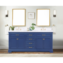 Load image into Gallery viewer, Milano 72&quot; Double Sink Vanity - Blue- Design Element Bath Kitchen