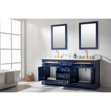 Load image into Gallery viewer, Milano 72&quot; Double Sink Vanity - Blue- Design Element Bath Kitchen