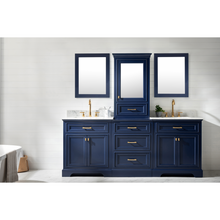 Load image into Gallery viewer, Milano 84&quot; Double Sink Bathroom Vanity Modular Set - Blue- Design Element Bath Kitchen