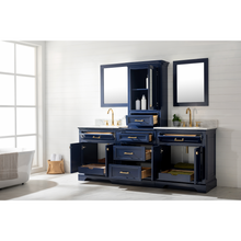 Load image into Gallery viewer, Milano 84&quot; Double Sink Bathroom Vanity Modular Set - Blue- Design Element Bath Kitchen