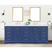 Load image into Gallery viewer, Milano 84&quot; Double Sink Vanity - Blue- Design Element Bath Kitchen