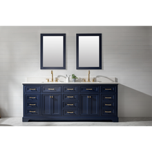 Load image into Gallery viewer, Milano 84&quot; Double Sink Vanity - Blue- Design Element Bath Kitchen