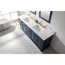Load image into Gallery viewer, Milano 84&quot; Double Sink Vanity - Blue- Design Element Bath Kitchen