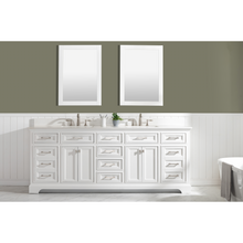 Load image into Gallery viewer, Milano 84&quot; Double Sink Vanity - White- Design Element Bath Kitchen