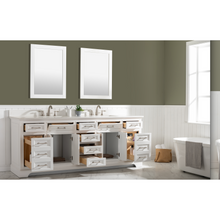 Load image into Gallery viewer, Milano 84&quot; Double Sink Vanity - White- Design Element Bath Kitchen