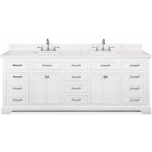 Load image into Gallery viewer, Milano 84&quot; Double Sink Vanity - White- Design Element Bath Kitchen