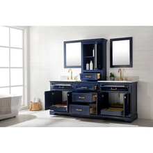 Load image into Gallery viewer, Milano 96&quot; Double Sink Bathroom Vanity Modular Set in - Blue- Design Element Bath Kitchen