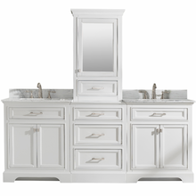 Load image into Gallery viewer, Milano 96&quot; Double Sink Bathroom Vanity Modular Set - White- Design Element Bath Kitchen