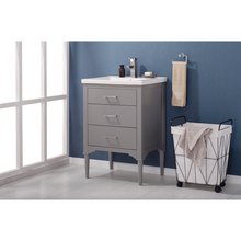 Load image into Gallery viewer, Mason 24&quot; Single Sink Vanity - Gray- Design Element Bath Kitchen